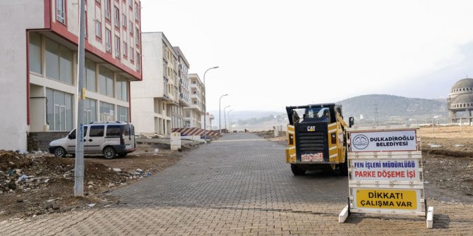 Dulkadiroğlu’ndan Mamaraş Mahallesinde sokak iyileştirme çalışması