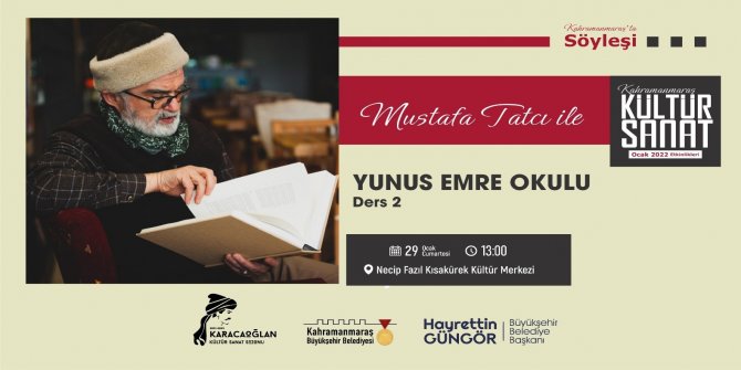 Kahramanmaraş'ta Kültür Sanat Sezonu 2 etkinlikle devam ediyor