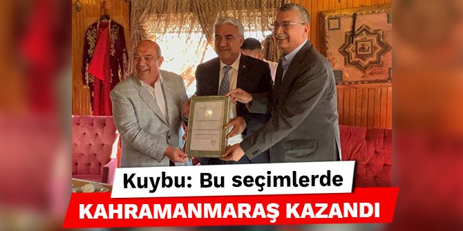 Ahmet Kuybu mazbatasını aldı