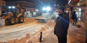Afşin Belediyesinin kar mücadelesi