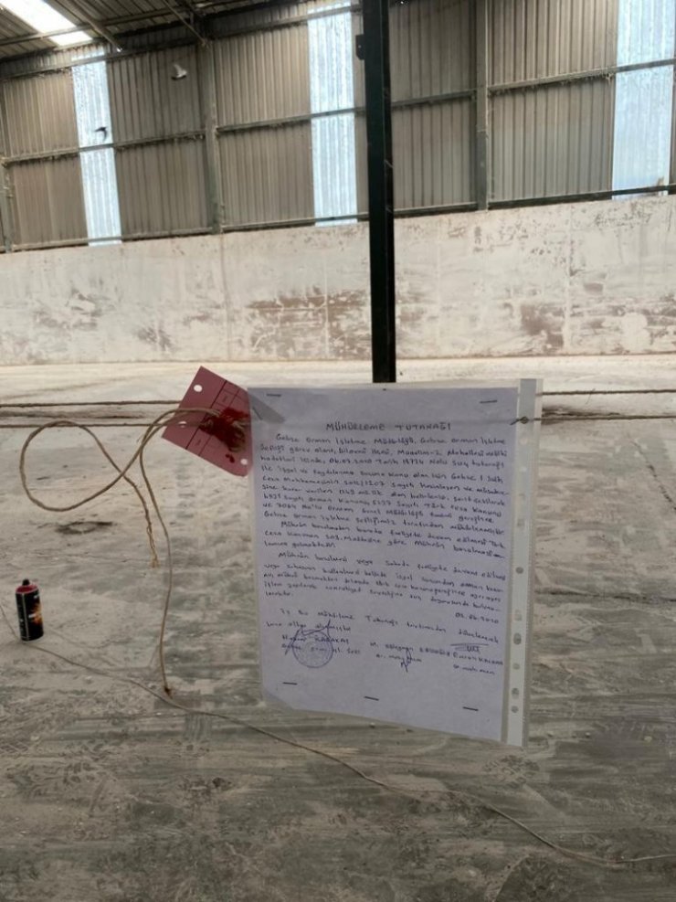 İYİ Partili Türkkan’ın kaçak yapı belirlenen çiftlik ve fabrikası havadan görüntülendi