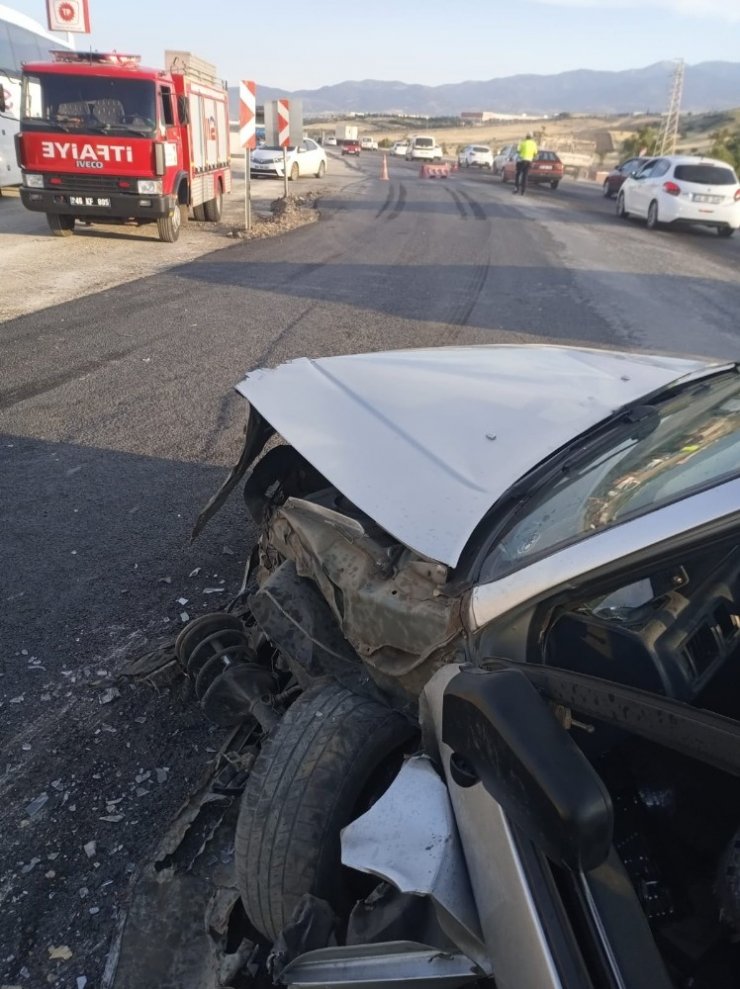 Kahramanmaraş’ta trafik kazası: 5 yaralı