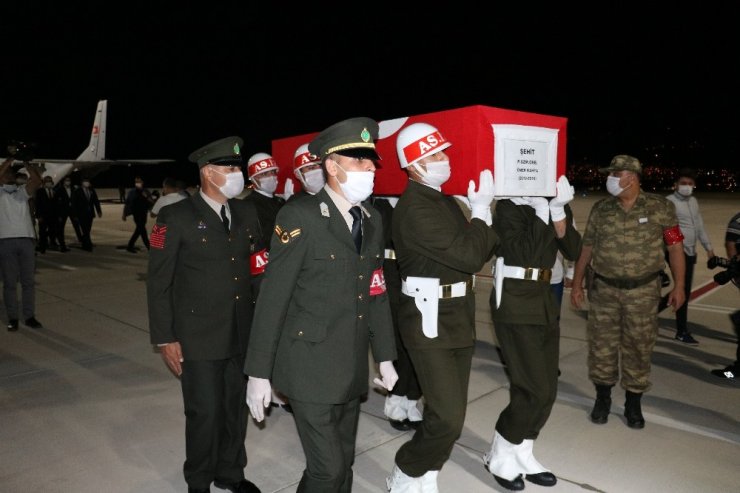 Şehidimizin cenazesi Kahramanmaraş'ta
